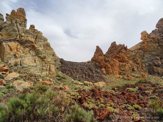 Ruta por los Roques de García (Teide, Tenerife).